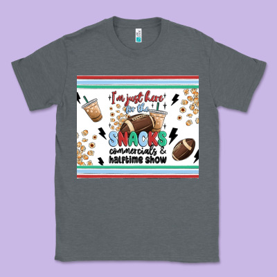I'm Just Here For The Snacks Classic Tee Designed By Maliassmallbusiness