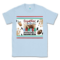 Dusty Blue i'm just here for the snacks Classic Tee - MaliasSmallBusiness