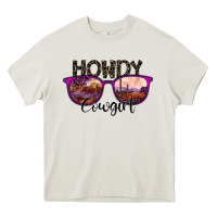 Cream howdy cowgirl Heavy Core Tee - SublimationCraftShop