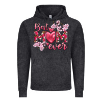 Vintage Black best mom ever Vintage Hoodie - NancyCooperArtShop
