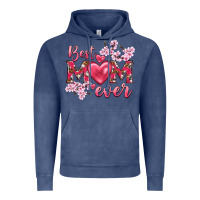 Vintage Denim best mom ever Vintage Hoodie - NancyCooperArtShop