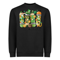 Black retro patricks day teacher life Heavyweight Sweatshirt - MaliasSmallBusiness