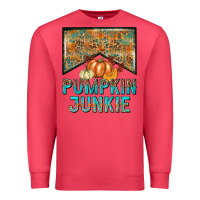 Cardinal Pumpkin junkie Premium Sweatshirt - NancyCooperArtShop