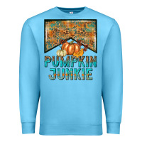 Ocean Blue Pumpkin junkie Premium Sweatshirt - NancyCooperArtShop