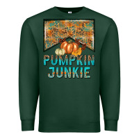 Sports Green Pumpkin junkie Premium Sweatshirt - NancyCooperArtShop