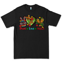 Black peace love fiesta ado Premium Tee - AdoDesignShop