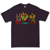 Plum peace love fiesta ado Premium Tee - AdoDesignShop