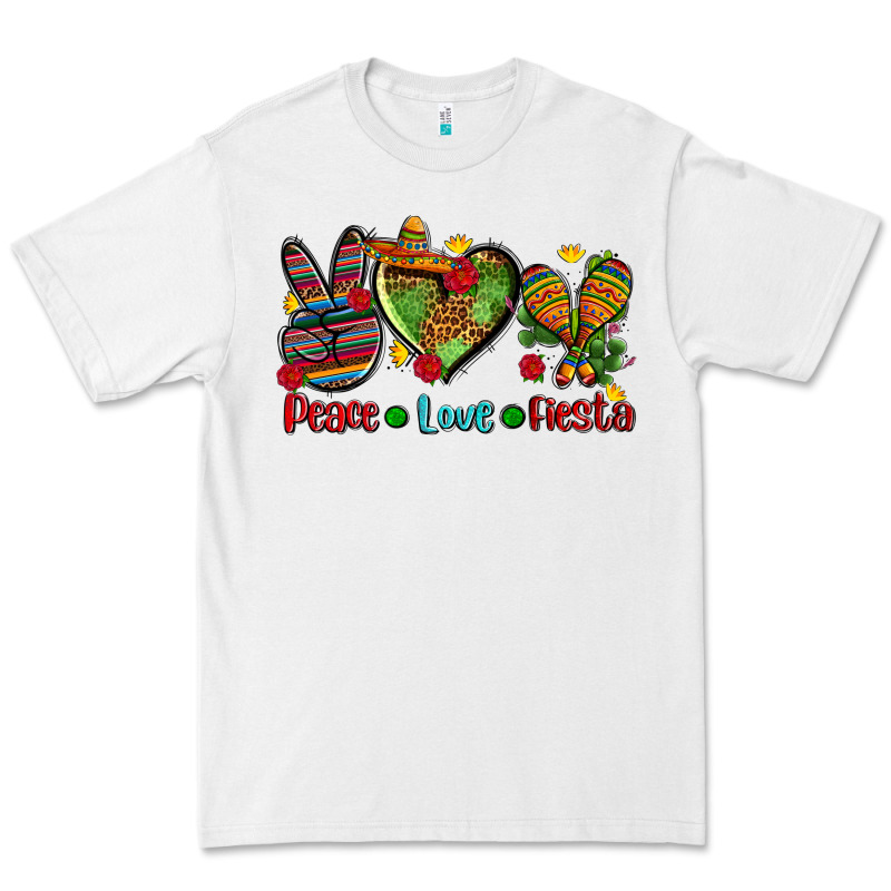 Peace Love Fiesta Ado Premium Tee by AdoDesignShop | Teevron
