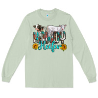 Matcha western howdy heifer Long Sleeve Tee - NancyCooperArtShop