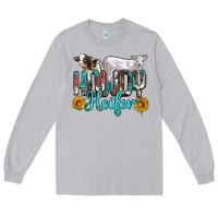 Moon Dust western howdy heifer Long Sleeve Tee - NancyCooperArtShop