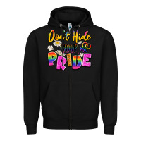 Black don't hide your pride Zipper Hoodie - Artiststas