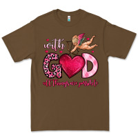 Cacao with god all things are possible Premium Tee - OliviaCreatesArt