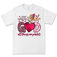 White with god all things are possible Premium Tee - OliviaCreatesArt
