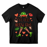 Black im the sexy elf Heavy Core Tee - FaDigitalArtStudio
