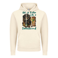 Vintage Artic life is better with a dachshund Vintage Hoodie - BarkalooDesign