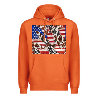 Carrot cowhide amerikan flag Premium Hoodie - TumblerDesignByShophia
