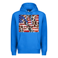 True Royal cowhide amerikan flag Premium Hoodie - TumblerDesignByShophia