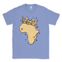 Colony Blue africa with crown Classic Tee - MaliasSmallBusiness