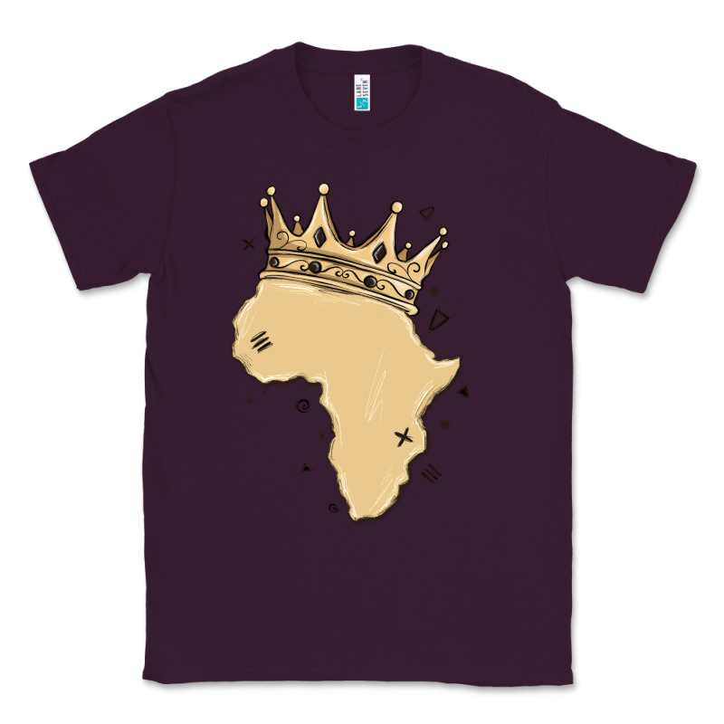 Africa With Crown Classic Tee by MaliasSmallBusiness | Teevron
