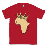 Red africa with crown Classic Tee - MaliasSmallBusiness