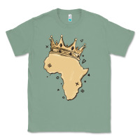Sage africa with crown Classic Tee - MaliasSmallBusiness
