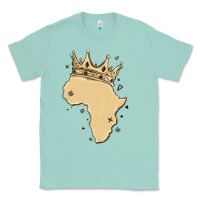 Seafoam africa with crown Classic Tee - MaliasSmallBusiness