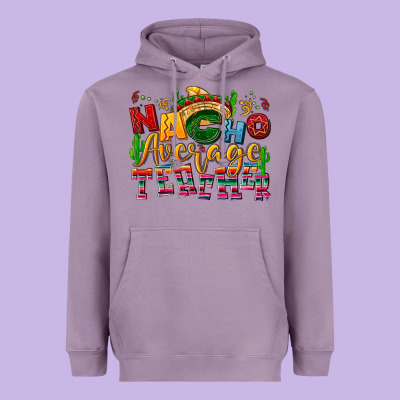 Nacho Average Teacher Heavyweight Hoodie Designed By Nancycooperartshop