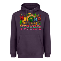 Plum Nacho average Teacher Heavyweight Hoodie - NancyCooperArtShop