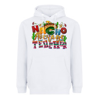 White Nacho average Teacher Heavyweight Hoodie - NancyCooperArtShop