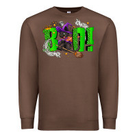 Chestnut Boo! with black cat Halloween Premium Sweatshirt - NancyCooperArtShop