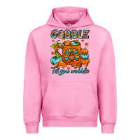 Fuchsia Pink Gobble Til You Wobble Coffee Mug Urban Hoodie - FaDigitalArtStudio