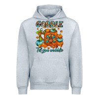 Heather Grey Gobble Til You Wobble Coffee Mug Urban Hoodie - FaDigitalArtStudio