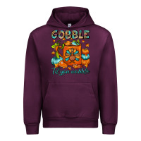 Mauve Wine Gobble Til You Wobble Coffee Mug Urban Hoodie - FaDigitalArtStudio