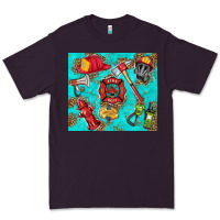 Plum firefighter elementary Premium Tee - HRA Design Shop