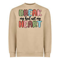 Mushroom break my bed not my heart Heavyweight Sweatshirt - MaliasSmallBusiness