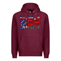 Burgundy batter up pre k Premium Hoodie - JahusDesignShop