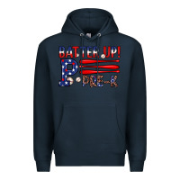 Navy batter up pre k Premium Hoodie - JahusDesignShop