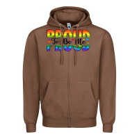 Chestnut proud to be me Zipper Hoodie - Artiststas