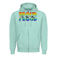 Seafoam proud to be me Zipper Hoodie - Artiststas