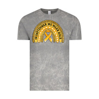 Cloud Rock Childhood cancer awareness rainbow Vintage Tee - Jasminsmagicworld