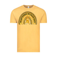 Vintage Mustard Childhood cancer awareness rainbow Vintage Tee - Jasminsmagicworld
