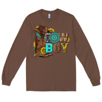 Chestnut western cowboy Long Sleeve Tee - NancyCooperArtShop