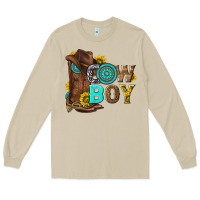 Mushroom western cowboy Long Sleeve Tee - NancyCooperArtShop