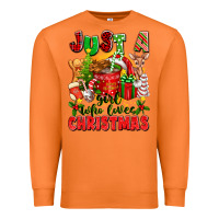 Carrot just a girl who loves christmas Premium Sweatshirt - texasbilliewilder