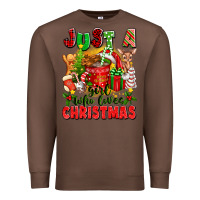 Chestnut just a girl who loves christmas Premium Sweatshirt - texasbilliewilder