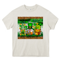 Cream St. Patrick's Day gnomies tumbler St. Patricks Day Heavy Core Tee - Neo Western
