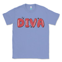 Colony Blue diva Classic Tee - MaliasSmallBusiness