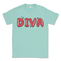 Seafoam diva Classic Tee - MaliasSmallBusiness