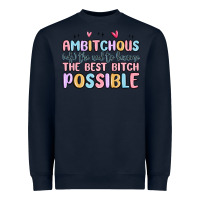 Navy ambitchous (adj.) the need to become the best bitc Heavyweight Sweatshirt - MaliasSmallBusiness