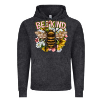 Vintage Black bee kind Vintage Hoodie - NancyCooperArtShop